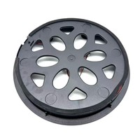 Kit de batterie électronique 14 pouces avec fonction trigger, plateau à double zone intégré et prise jack 6,3 mm.