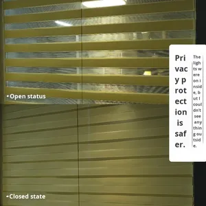 Stores vénitiens occultants électriques sans perçage 2025, pare-soleil enroulable pour cuisine, salle de bain, fenêtre, en polyester, bambou, persiennes - Product Image 2