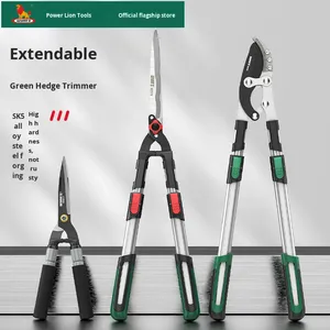 Wynns tools Grands ciseaux Cisailles à haie télescopiques robustes à long manche pour le jardinage Élagage des arbres fruitiers Coupe des fleurs de pelouse - Product Image 2