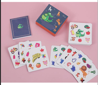 Impresión personalizada niños animales educativos partido tarjetas de memoria juego para niños Juego