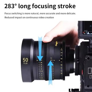 Lente de cine Zhongyi Optics de 50 mm T1.0, enfoque manual de fotograma completo para cámaras de cine PL EF - Product Image 3