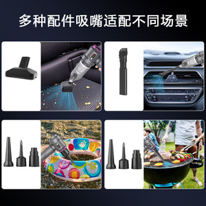 <b>Handheld</b> <b>Vacuum</b> Cleaner 1000W 11000Pa High Suction For Car Home Pet Cleaning With Multiple Attachments And Usb Charging - Product Image 3