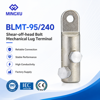 BLMT-95/240 Boulon à tête de cisaillement isolé Terminal de cosse mécanique Connecteur de cosses de câble en aluminium avec boulon à tête de cisaillement
