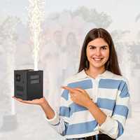 Mini machine à feux d'artifice à batterie de 350 W, vaporisateur de 3 mètres de cierges magiques froids pour mariage, club, DJ