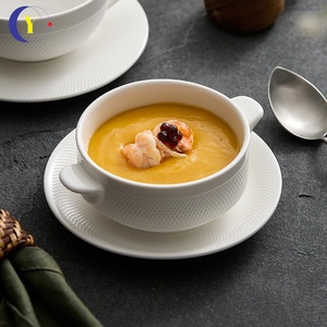 <b>White</b> Ceramic Steamed Egg Dessert Bowl Small Soup Cup for Stewed Egg Tableware - Product Image 1