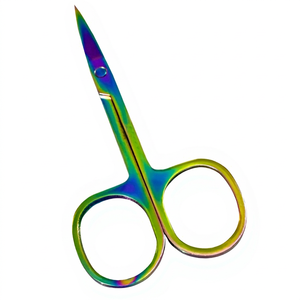 Stainless Steel <b>Nail</b> Scissors Straight Blade Pointed Tip Durable Manicure <b>Tool</b> Adult Use Round Shape Simple Style - Product Image 1