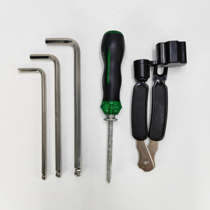 ชุดเครื่องมือซ่อมกีตาร์ 25 ชิ้น ชุดซ่อมบำรุงกีตาร์ เครื่องมือเปลี่ยนลูกบิดกีตาร์ ไม้บรรทัดวัดแทรสร็อด ประแจ - Product Image 6