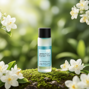 Dissolvant de vernis à ongles parfumé au jasmin 110 ml, enrichi en vitamines, pour les soins quotidiens de la peau, tous types de peau - Product Image 3