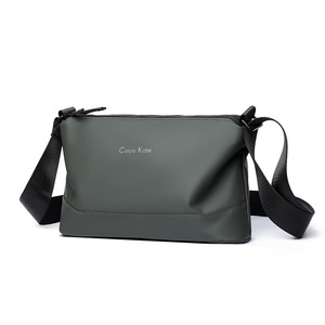 New Fashion Trend Zipper Shoulder Bag Simple Versatile Casual Crossbody Bag Men's Portable Niche <b>Waterproof</b> <b>Backpack</b> - Product Image 2