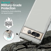 Coque Antichute et Antichoc Transparente Souple en TPU PC pour Google Pixel 7 Pro