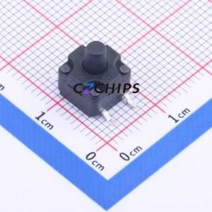 K2-1843SP-M4SW-02 Tactile Switch SMD Switch ( Operating Force: 2.5N )( Mounting Type: Vertical Mount )( Switch Length: 8mm ) - Product Image 1