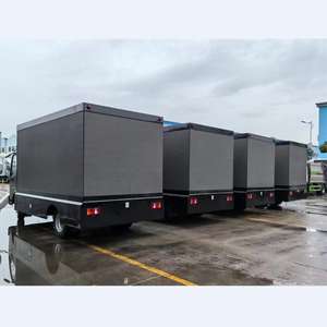 Camion publicitaire mobile LED diesel neuf, manuel, Euro 5 P4, HOWO, écran LED publicitaire, panneau d'affichage numérique - Product Image 4