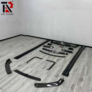 مجموعة كاملة من ألياف الكربون طراز MSY طقم هيكل لفات رويس عاصفة الجيل الرابع شفة جناح أمامي ، ناشر خلفي شفاه وتنورات جانبية - Product Image 2