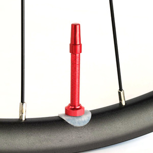 Tige de valve tubeless pour vélo de montagne en alliage d'aluminium avec capuchon et joint torique pour réparation et remplacement de pneus - Product Image 5