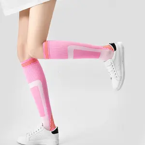 Kompression Fußball Sportsocken individuelles Logo Druck Übung Kompression Damen Herren Kalb Yoga Socken