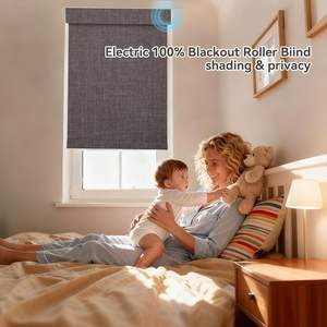 <span class=keywords><strong>Persianas</strong></span> Enrollables Horizontales <span class=keywords><strong>de</strong></span> Poliéster Eléctricas Día y Noche, Tipo Zebra, para Hogar Inteligente, Fácil Instalación, Decorativas, Personalizables para Ventana - Product Image 2