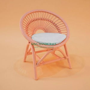 Silla moderna de ratán para niños, para decoración del hogar, dormitorio, cocina, sala de estar y exteriores, fabricada en fábrica de Vietnam - Product Image 3
