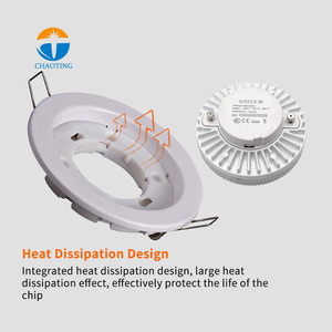 Thiết kế mới gx53 giữ đèn tiêu chuẩn đèn tại chỗ trang trí nội thất đồ đạc trong nhà phụ kiện chiếu sáng downlights gx53 lõm giữ đèn - Product Image 5