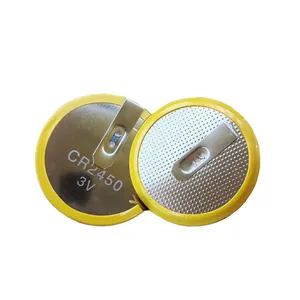 Pkcell Button Battery CR2477 Cr2450 Cr2430 3.0v Non Rechargeable Button Cell with Tabs Metal Case Bulk Tray Package