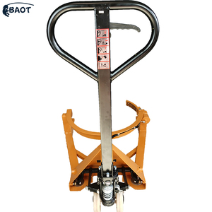 Chariot élévateur manuel à palettes Baot en gros, chariot élévateur à palettes hydraulique stable et sûr pour fûts d'huile - Product Image 4