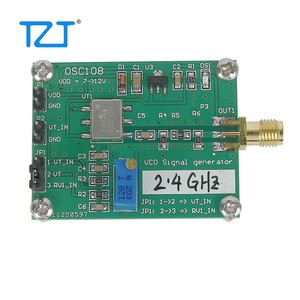 Fuente de señal TZT <span class=keywords><strong>RF</strong></span> VCO, oscilador controlado por voltaje de microondas, generador de señal de 2,4G 2300-2485MHz - Product Image 1