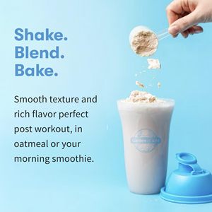 สารสกัดจากเมล็ดพืชออร์แกนิกดิบ โปรตีนถั่วลันเตา คลอเรลล่า ควินัว 22 กรัม 0 กรัมน้ำตาล USDA NSF OEM ODM แบรนด์ส่วนตัว ผงบรรจุภัณฑ์ขนาดใหญ่ - Product Image 5