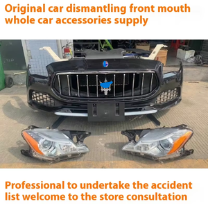 Utilizado para <span class=keywords><strong>Maserati</strong></span> Quattroporte Levante <span class=keywords><strong>Ghibli</strong></span> GT, piezas de coche, montaje de rejilla delantera, parachoques, componentes de actualización de plástico de calidad - Product Image 4