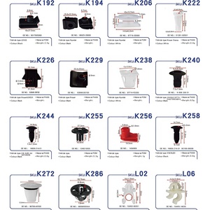 OEM 91620-SR2-003 Đinh Tán Nhựa Kẹp Trang Trí Bảng Điều Khiển Xe Hơi Chốt Cửa Sổ Đai Ốc Kẹp Giữ Vòng Đệm - Product Image 6