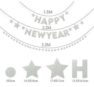 <span class=keywords><strong>2023</strong></span> <span class=keywords><strong>bonne</strong></span> <span class=keywords><strong>année</strong></span> paillettes lettre fête décoration bannière tirer drapeau arrangement tirer fleur - Product Image 3