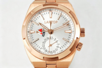 Montre mécanique automatique de luxe pour homme, boîtier en or rose, cadran blanc, affichage de la date, réserve de marche, haute qualité