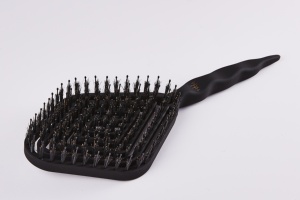 Salon Styling Tool Blow Dry Cushion Volume Brush Root Lift Comb with Anti-Static Feature Scalp Massage & <b>Hair</b> Volume Support - Product Image 2