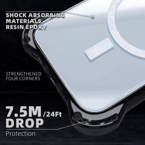 Coques de téléphone transparentes en TPU antichoc 7,5M pour iPhone 15 Pro, coque de téléphone magnétique personnalisée pour iPhone 16 15 14 13 Pro Max - Product Image 2