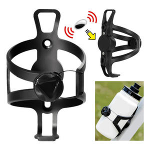 Support de bouteille d'eau pour vélo BRIVIGA avec support antivol pour Airtag, support de suivi caché, en nylon réglable, porte-gobelet pour vélo - Product Image 1