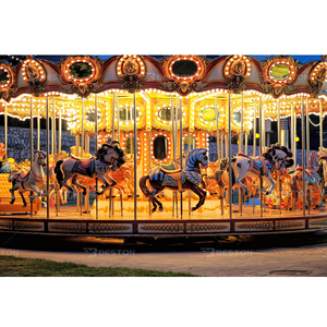 Bán buôn trẻ em Carousel fairground <span class=keywords><strong>Merry</strong></span> đi vòng Carousel để bán - Product Image 3