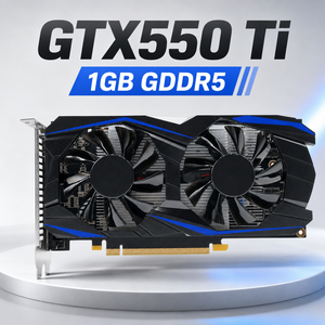 การ์ดจอ GTX550Ti <span class=keywords><strong>1GB</strong></span> GDDR5 128Bit ระบายความร้อนด้วยพัดลม สำหรับการ์ดแสดงผล DVI VGA สำหรับเล่นเกม GPU สำหรับคอมพิวเตอร์ตั้งโต๊ะ - Product Image 2