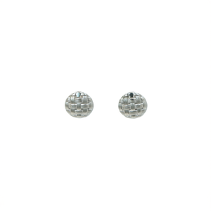 Fashion Stud <b>Earrings</b> 316L Stainless Steel PVD Gold Plating Sustainable Resistant Round Design - Product Image 2