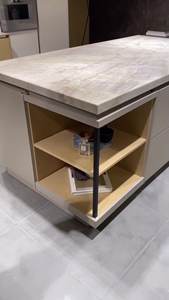 Zinc Alloy Side <b>Corner</b> <b>Cabinet</b> Concealed <b>Storage</b> Compartment Featuring Concentric Rotating Shaft Hardware 180-Degree - Product Image 6