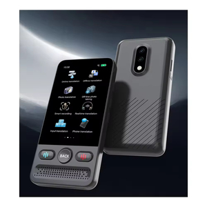 Traducteur vocal intelligent à écran tactile IPS <span class=keywords><strong>de</strong></span> 1,85 pouce, traduction <span class=keywords><strong>vocale</strong></span> face à face, assistant vocal IA, traducteur <span class=keywords><strong>de</strong></span> 138 langues pour les voyages d'affaires - Product Image 1