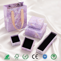 Coffret cadeau personnalisé de style chinois en 5 pièces, boîte en papier pour bijoux, boîte de rangement supérieure et inférieure, boîte rigide de luxe pour la Saint-Valentin
