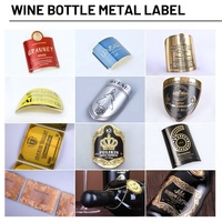 Champagne Ware Spray Boire 10Ml En Métal Esleeve Cap Dashen Étiquette Gallon Impression Magnétique Cosmétique Prescription Bouteille Étiquettes