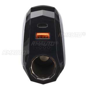 Cargador de Coche Buwei DM32 con Carga Súper Rápida Tipo-C PD65W y 100W, Proceso de Corte de Cristal USB, Pantalla LCD - Product Image 6