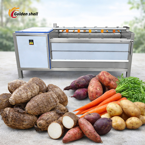 Machine à peler et laver le manioc à prix d'usine, laveuse commerciale de pommes de terre, machine de nettoyage de légumes et de fruits - Product Image 1