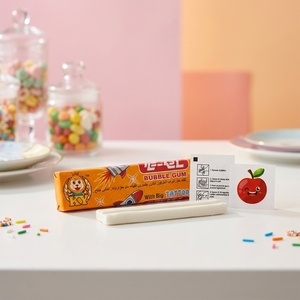 Fabricant de bonbons à mâcher à saveur de fruits sucrés en gros <span class=keywords><strong>avec</strong></span> <span class=keywords><strong>tatouage</strong></span> - Product Image 2