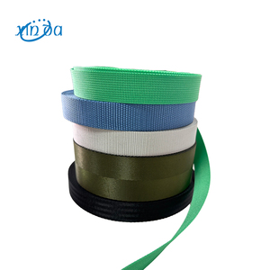 Sangle élastique en jacquard de <span class=keywords><strong>nylon</strong></span> recyclé brodée sur mesure Xinda, haute ténacité, largeur de 10 à 50 mm, sangle colorée pour sacs et vêtements - Product Image 3