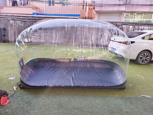 Transparent PVC pliant gonflable vélo <span class=keywords><strong>bulle</strong></span> couverture portable gonflable <span class=keywords><strong>moto</strong></span> <span class=keywords><strong>garage</strong></span> capsule emballage abri tente - Product Image 4