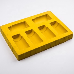 Bandeja blíster personalizada al por mayor con superficie flocada en colores PS para soporte interior de plástico para cosméticos - Product Image 1