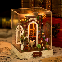 Kit de maison Miniature IIECREATE avec Kit de maison Miniature pour Style Simple nouveau Design Loft Building Kit de maison Miniature