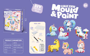 Juego de Pintura de Yeso <span class=keywords><strong>Serie</strong></span> 6, Juego de Arte y Manualidades, Juguete Educativo STEM, Juguetes de Dibujo Ecológicos para Niños - Product Image 5