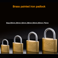 Cadenas en Fer Peint Robuste avec Cylindre en Laiton, Fabrication sur Mesure en Usine OEM, Vente en Gros de Marque