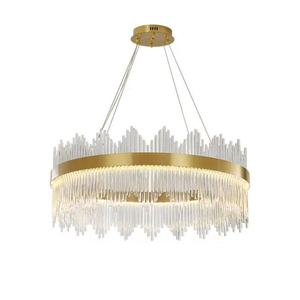 Постмодернистская Высококачественная светодиодная хрустальная люстра, энергосберегающая Скандинавский дизайн для гостиничной гостиной, спальни, ресторана - Product Image 5